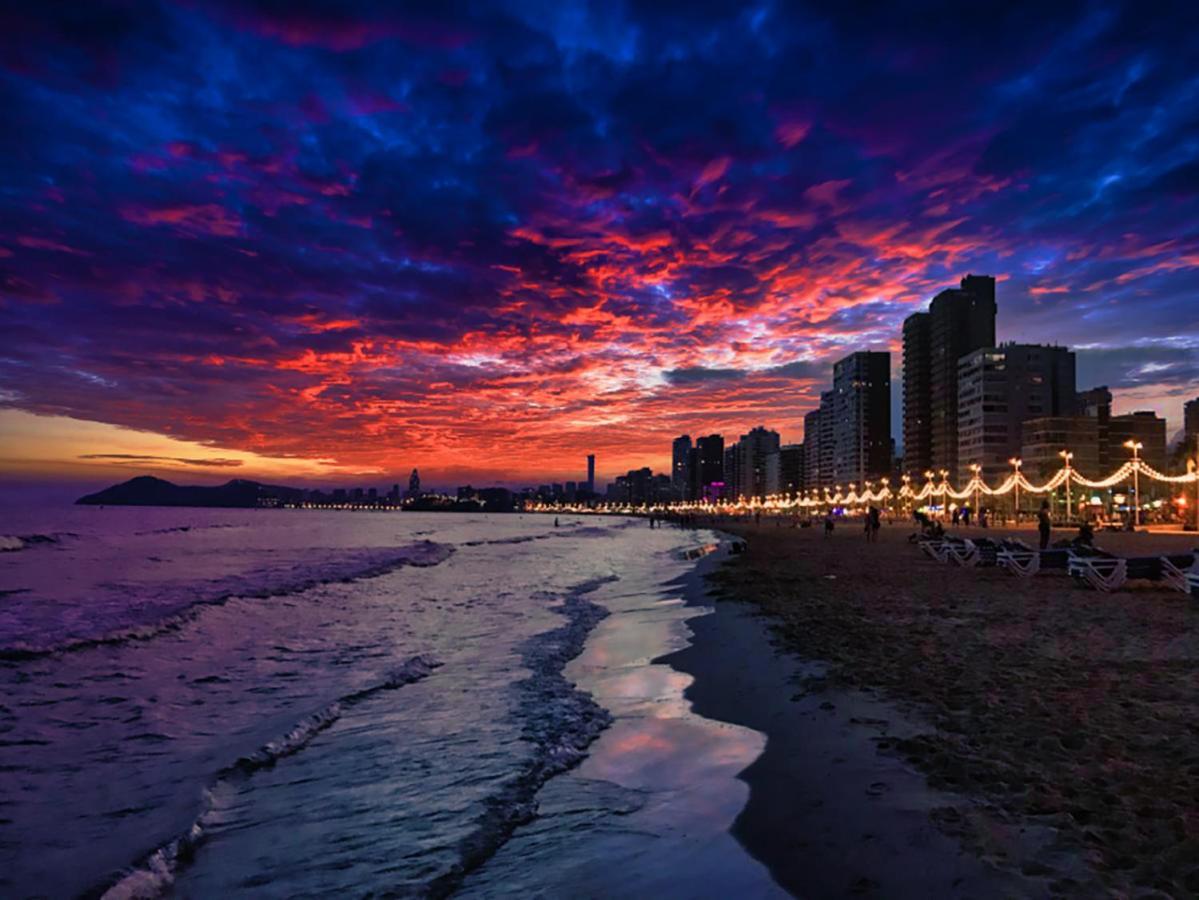 Beautiful Apartment Near Beach With Panoramic Sea-View Benidorm Exterior foto